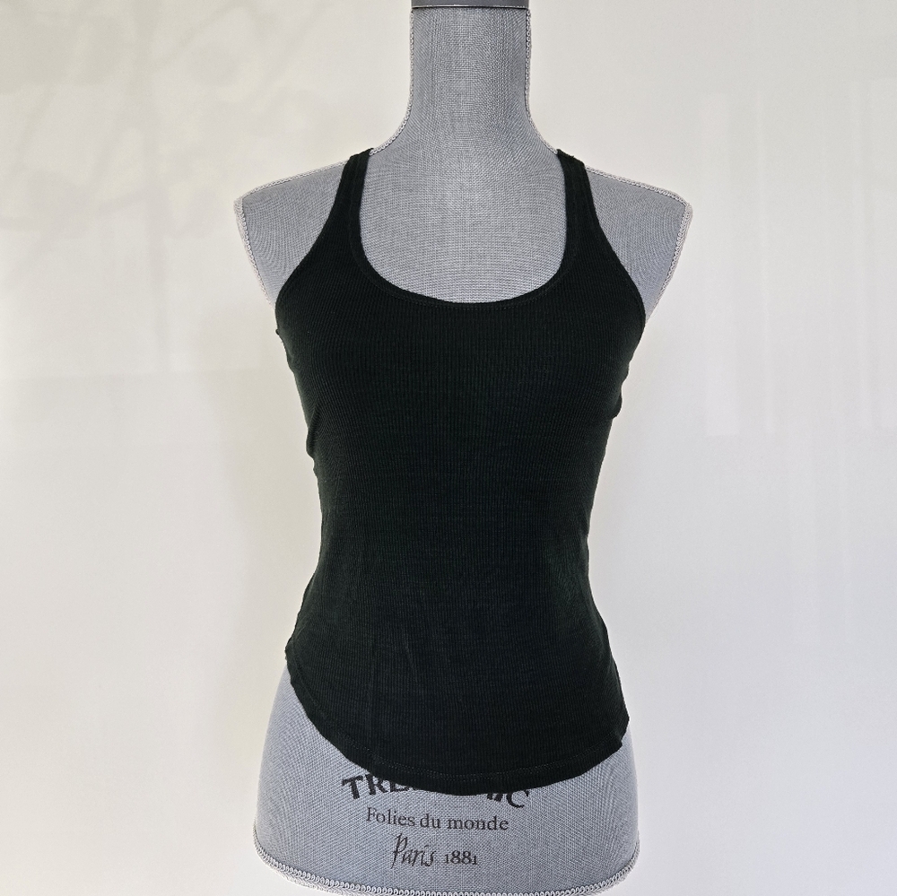 Sablyn Forest Green Women's Ribbed Tank Top 100% Cotton